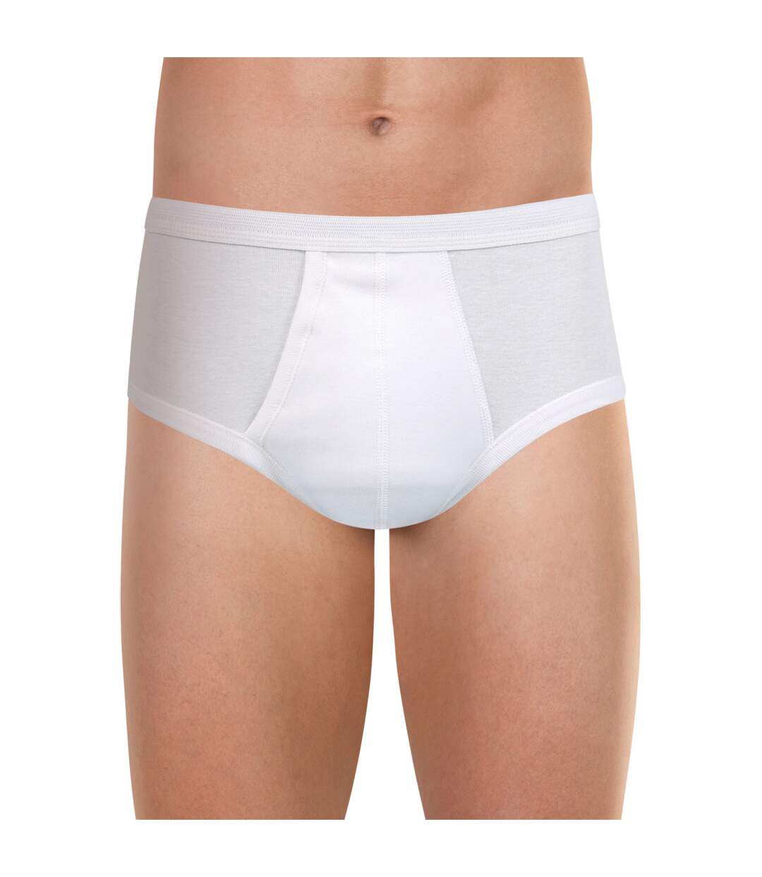 Slip taille haute ouvert Pur coton Premium