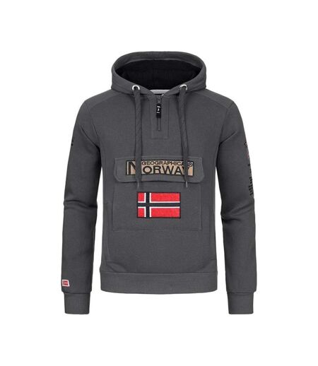 Sweat Gris Foncé  Homme Geographical Norway Gymclas - 3XL