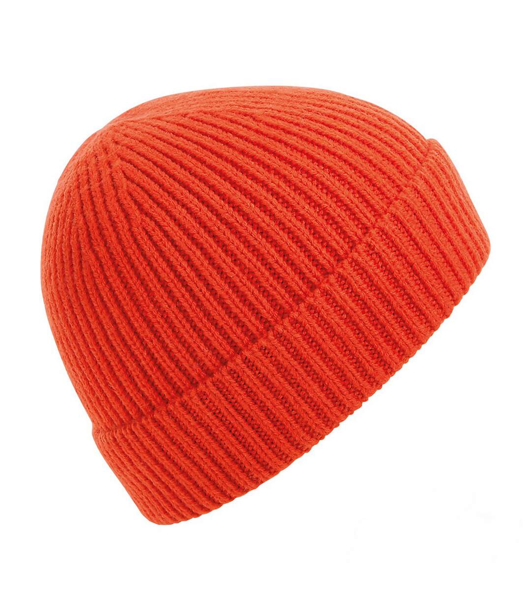 Beechfield Unisex Engineered Knit Ribbed Beanie (Fire Red) - UTRW7312-1