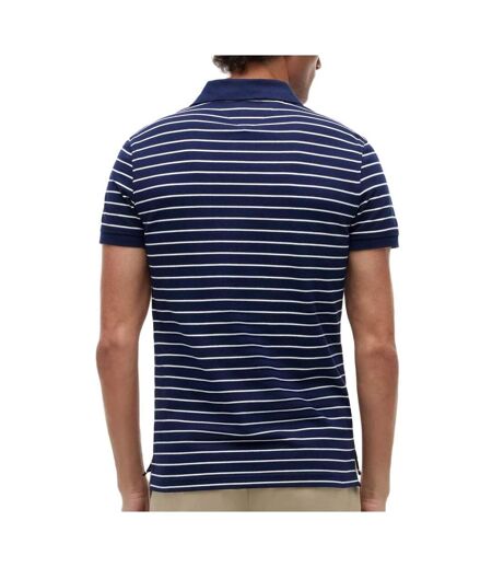 Polo marine/blanche homme tommy hilfiger 1985