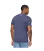 T-shirt Loppins Homme Bleu Marine Crosshatch-3