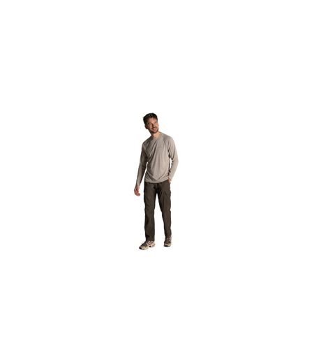 Pantalon Uni À Poches Et Taille Mi-haute Kiwi Pro Homme Kaki Sombre Craghoppers