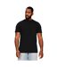 Unisex Adult Combed Ringspun Cotton Tall And Slim T-shirt Black Casual Classics-1