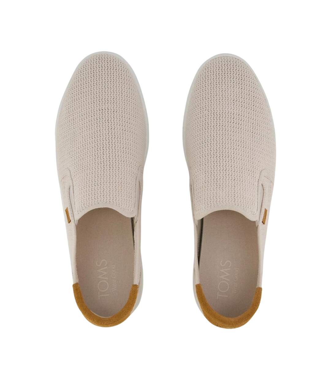 Mens Baja 2.0 Slip-on Trainers Light Grey Toms-3