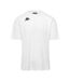 Maillot de sport blanc kappa dovo-1