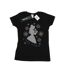 Disney Princess Womens/Ladies Belle Winter Silhouette Cotton T-Shirt (Black)