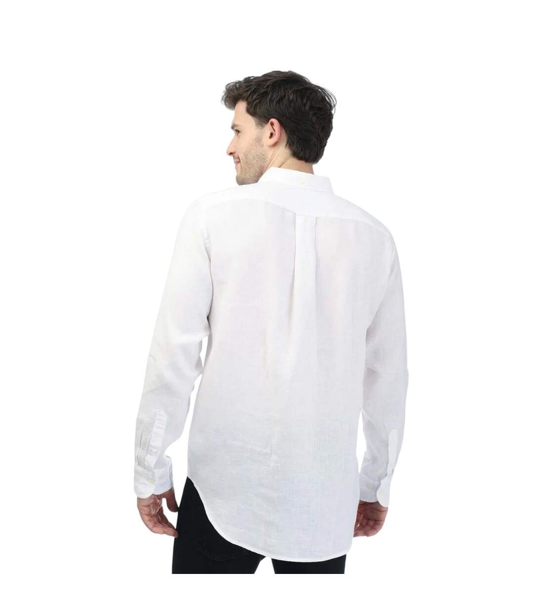 Chemise Manches Longues Homme Blanc Gant-2