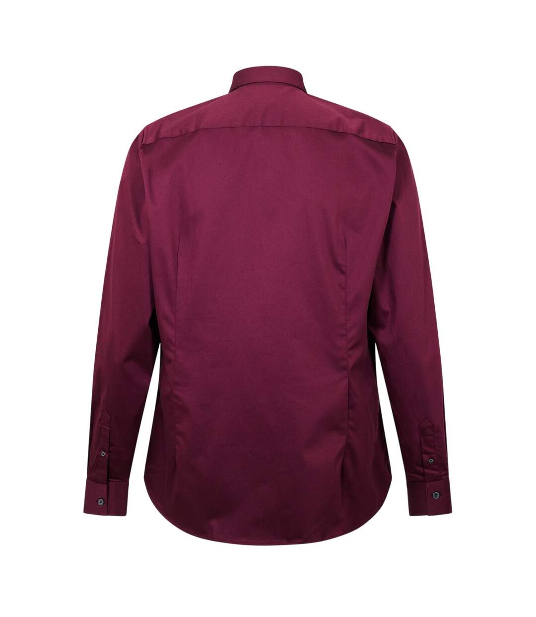 Mens Oxford Collared Long-sleeved Shirt Oxblood Ted Baker-3