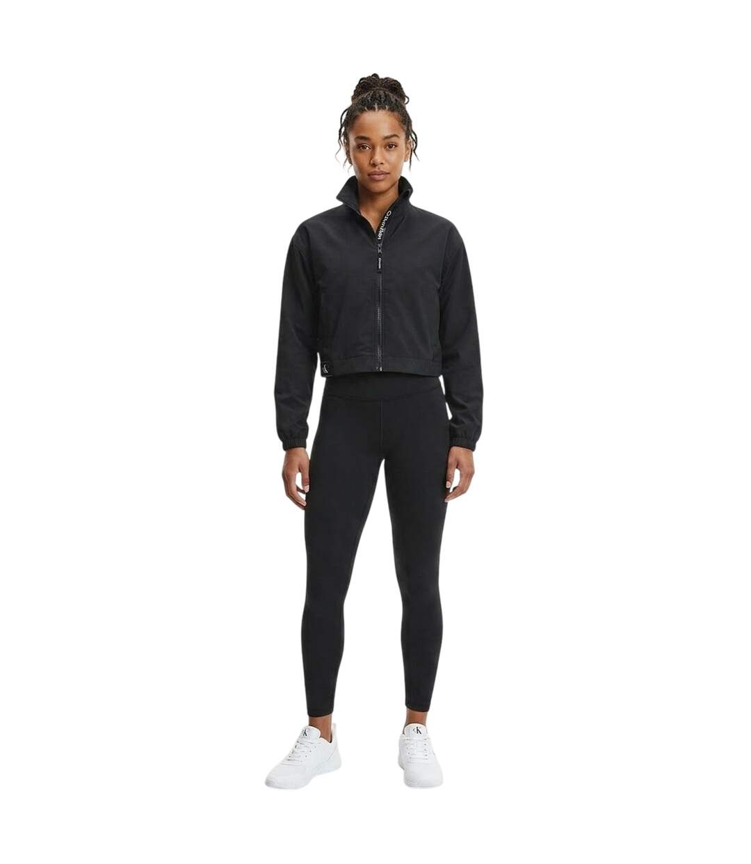 Womens/ladies Performance Windbreaker Black Calvin Klein-1