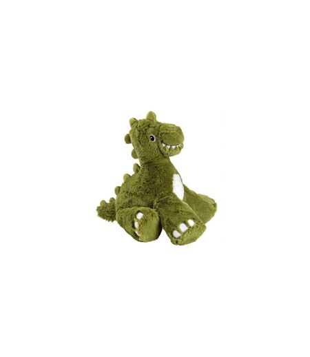 Big paws dinosaur plush dog toy one size green/white House Of Paws