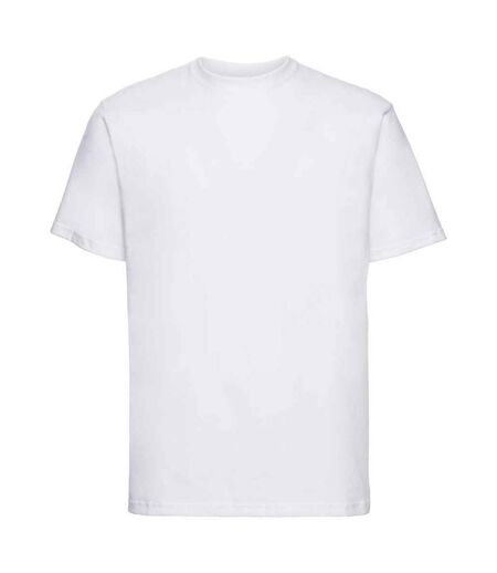 Unisex Adult Super Ringspun Cotton Classic T-shirt White Russell