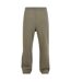 Unisex Adult Fluffy Jogging Bottoms Pale Olive Build Your Brand-1