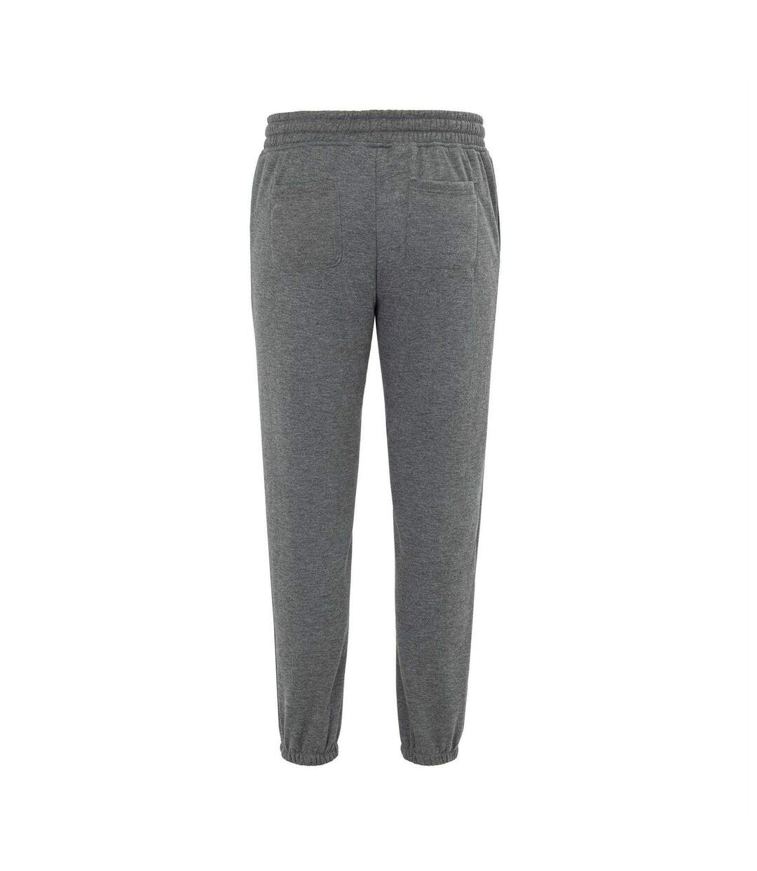 Mens Fleece Lined Jogging Bottoms Dark Grey SoulCal-2