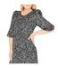 Robe Mi-longue Femme Femme Noir Imprimé Select-4