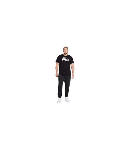 T-shirt Motif/style Swoosh Just Do It Homme Noir Blanc Nike