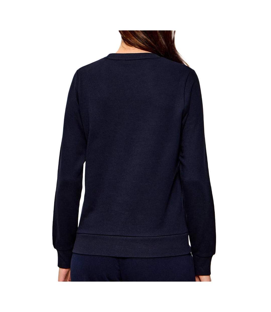 Sweat marine femme tommy hilfiger track-2