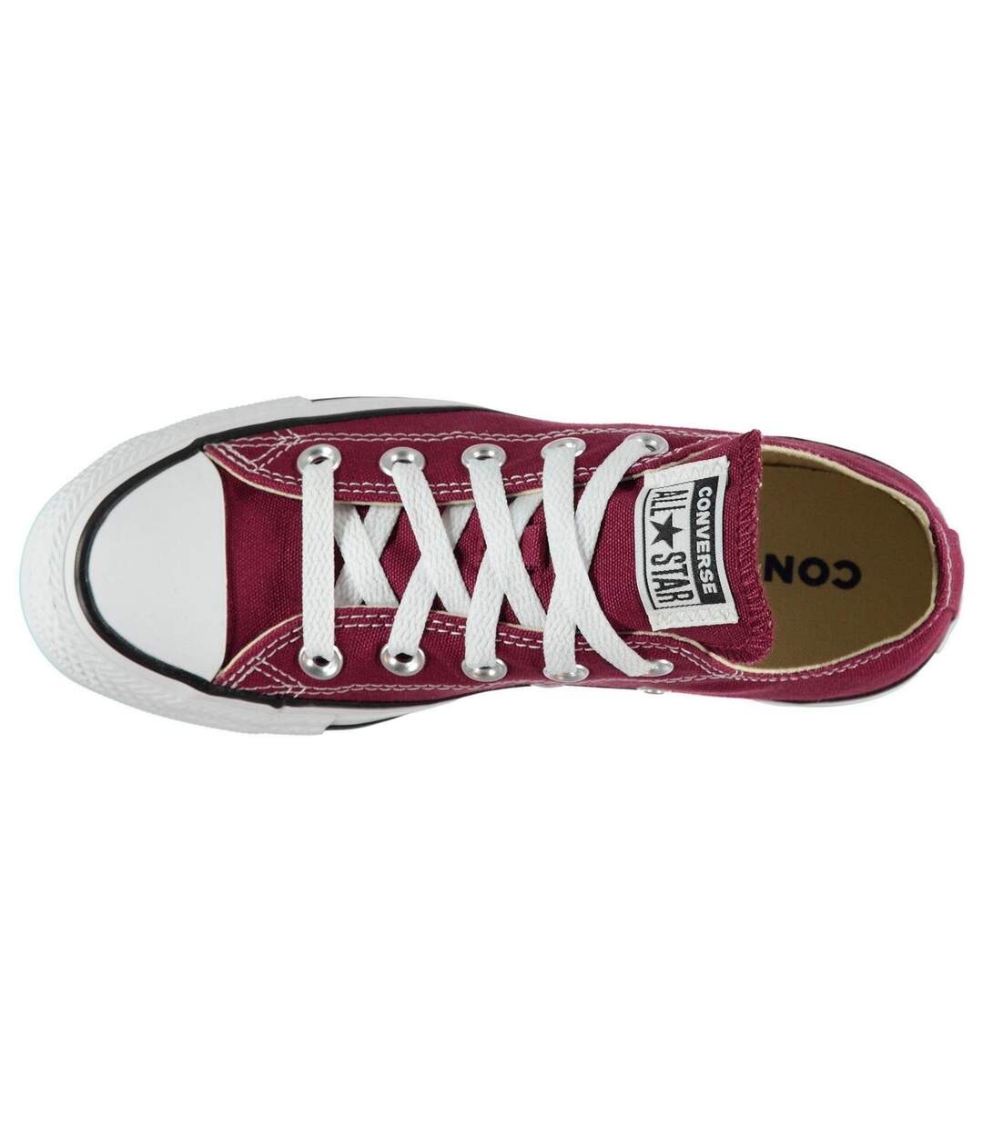 Baskets Motif/style Classique Taylor All Star Adulte Bordeaux Foncé Converse-3