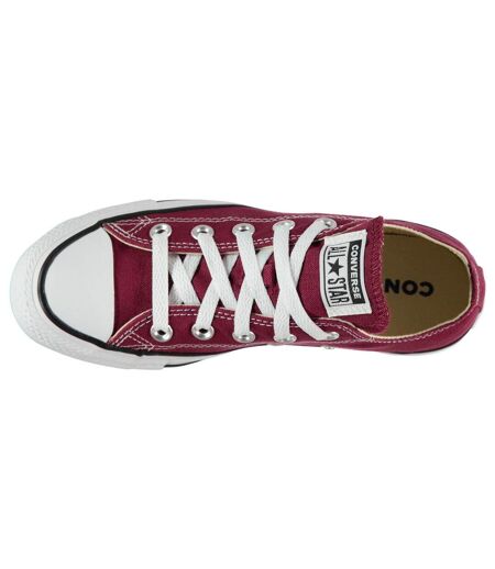 Baskets Motif/style Classique Taylor All Star Adulte Bordeaux Foncé Converse