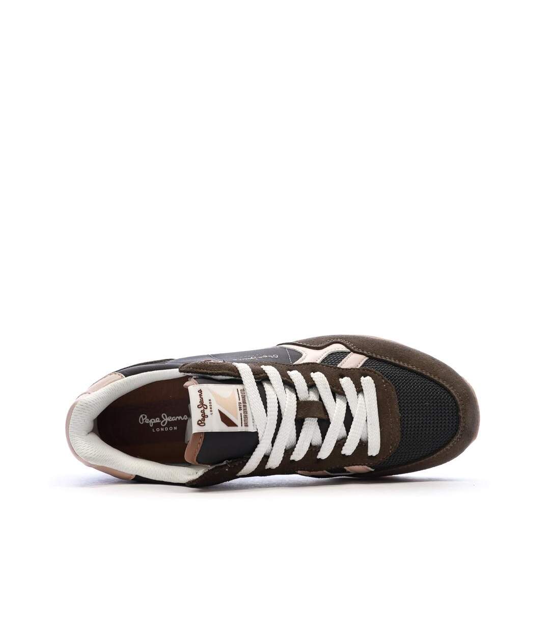 Baskets marrons homme pepe jeans brit jump-4