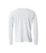 Mens Basic Long-sleeved T-shirt White Clique-2
