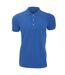 Polo À Manches Courtes En Stretch Pour Hommes Bleu Russell-3