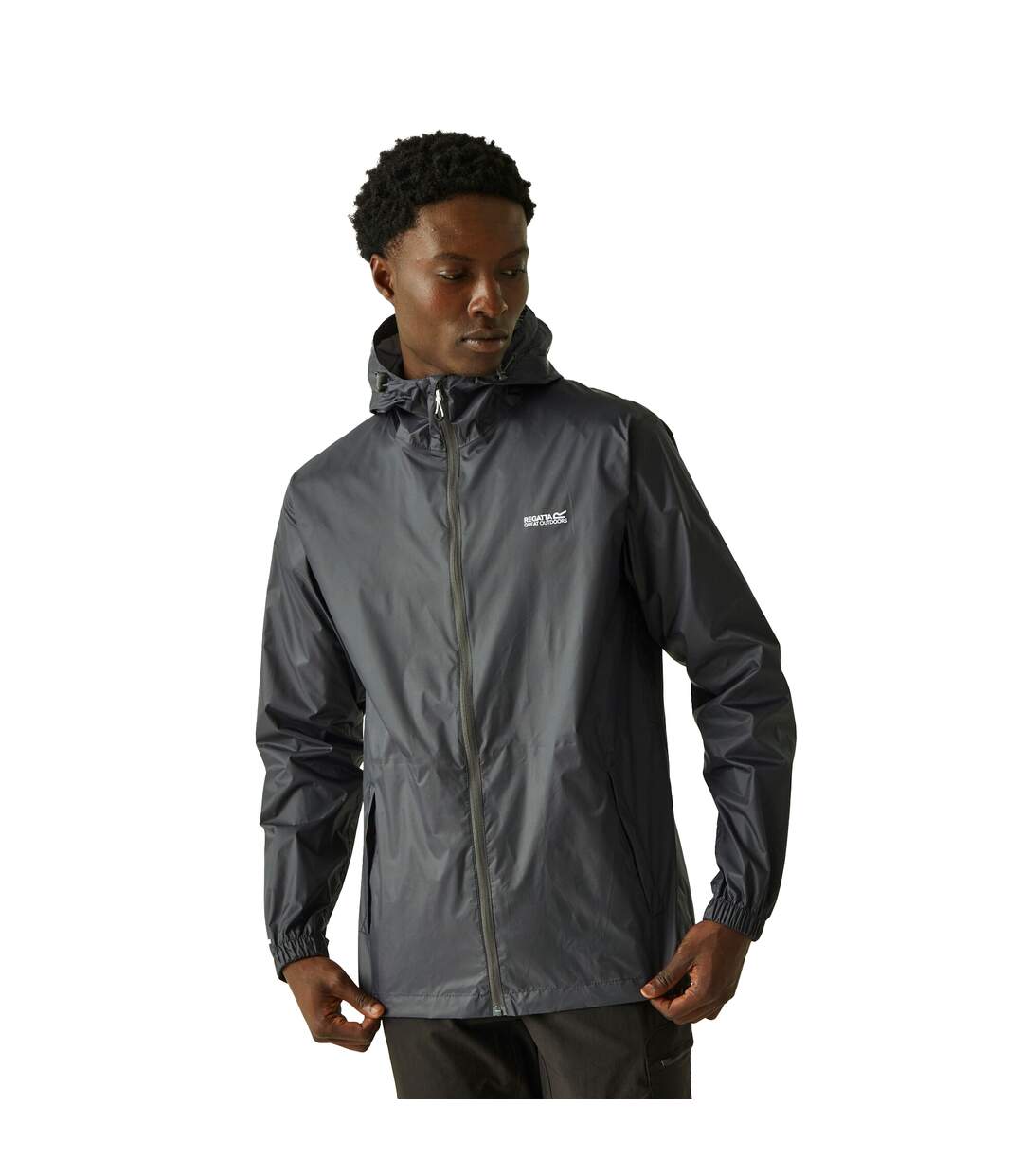 Coupe-vent Pack It Homme Gris Phoque Regatta-1