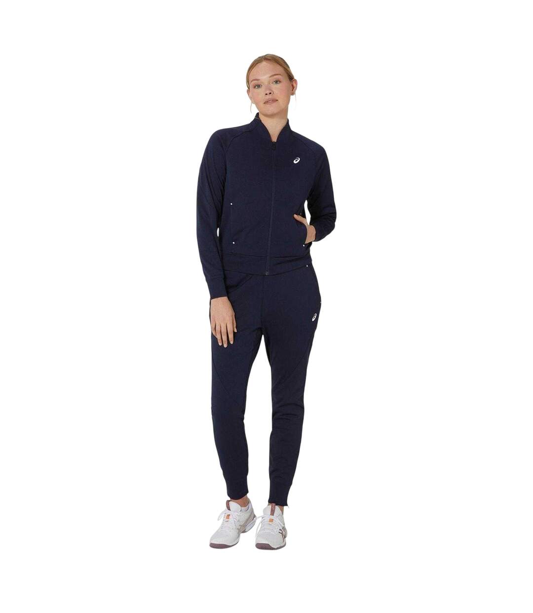 Pantalon De Survêtement Court Femme Bleu Nuit Asics-1