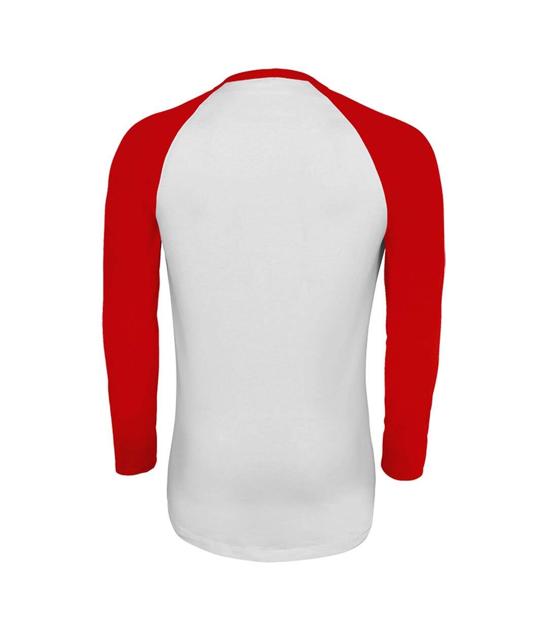 SOLS - T-shirt manches longues FUNKY - Homme (Blanc/rouge) - UTPC3513