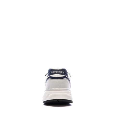 Baskets blanches/grises/noires homme le coq sportif r850
