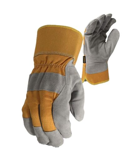 Stanley Unisex Adult Winter Rigger Gloves (Gray/Yellow) (One Size) - UTRW8053