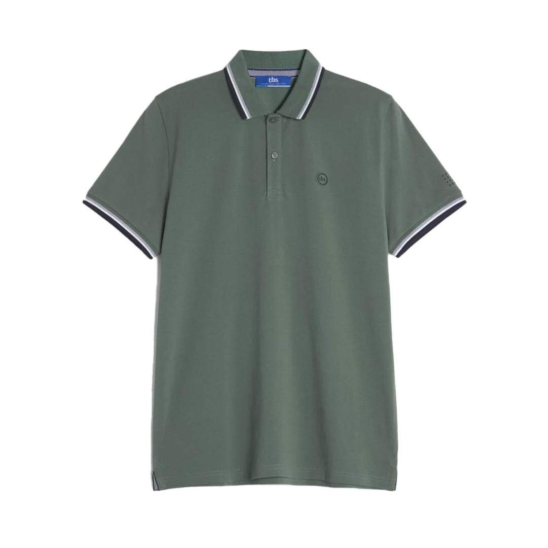 Polo Gris Homme TBS Yvanee - 3XL-1