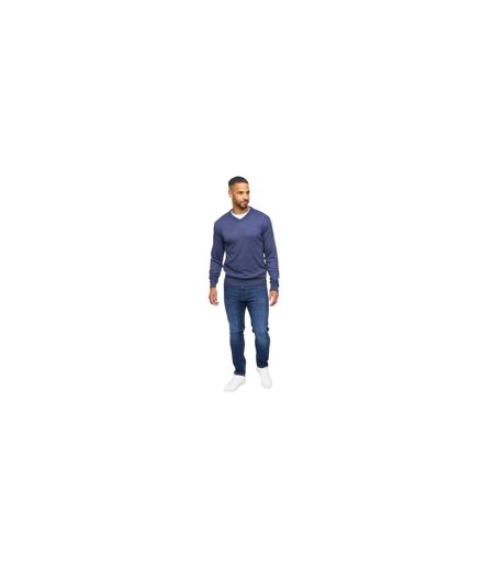 Pull Tinworth Homme Bleu Marine Chiné Bewley & Ritch