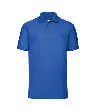 Polo 65/35 homme bleu roi Fruit of the Loom