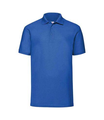 Polo 65/35 homme bleu roi Fruit of the Loom