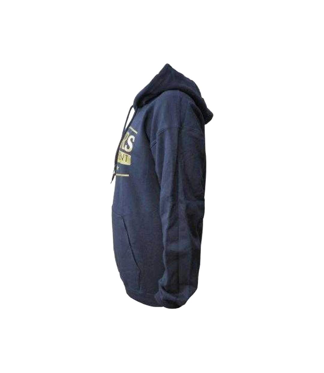 Sweat À Capuche Motif/style Logo Homme Bleu Masters-3