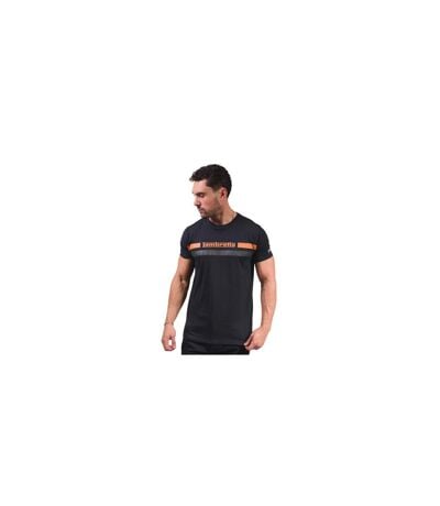 T-shirt Motif/style Rayure Sur Poitrine Homme Bleu Marine Lambretta