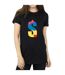 Disney Womens/Ladies Alphabet S Is For Snow White Cotton Boyfriend T-Shirt (Noir) - UTBI42699-3