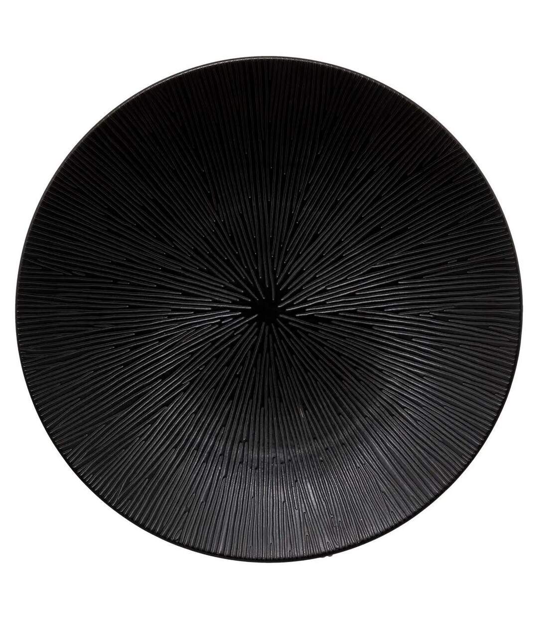 Lot de 6 Assiettes Plates Atelier 27cm Noir-1