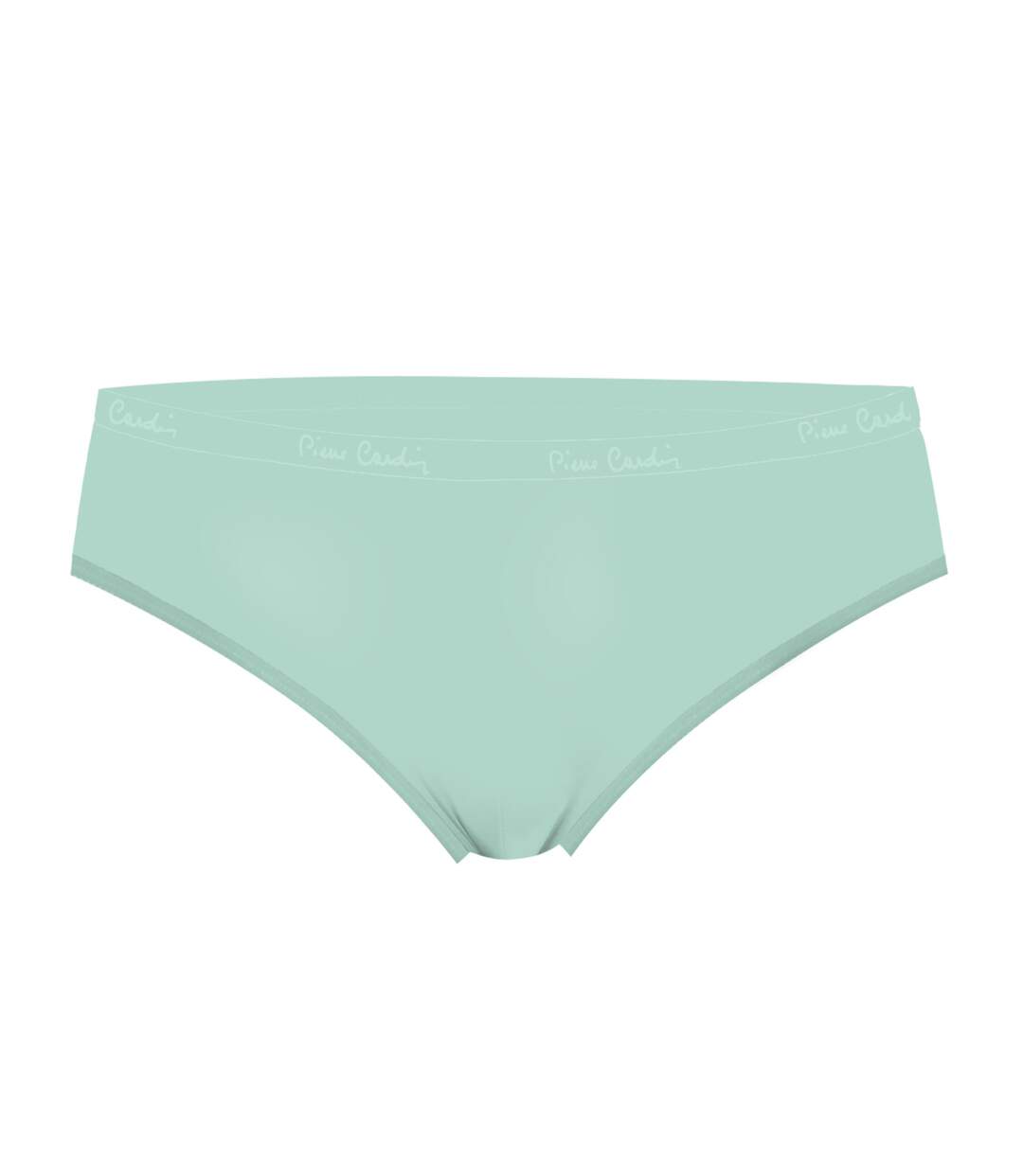 Lot de 3 slips femme  en coton uni et imprimé ceinture fine 2cm Pck12 Pierre Cardin-4