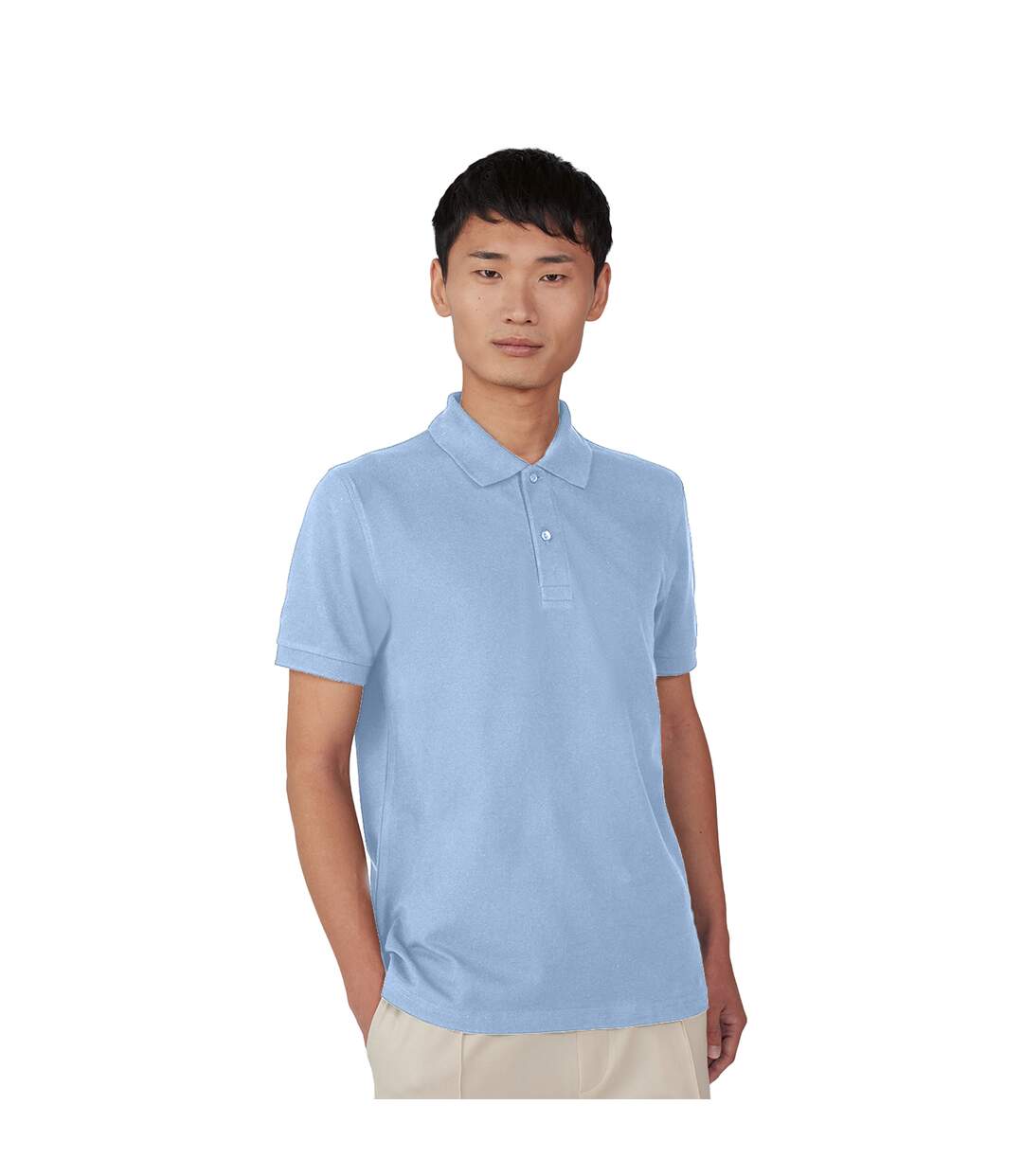 Polo My Homme Bleu Pâle B&C-1
