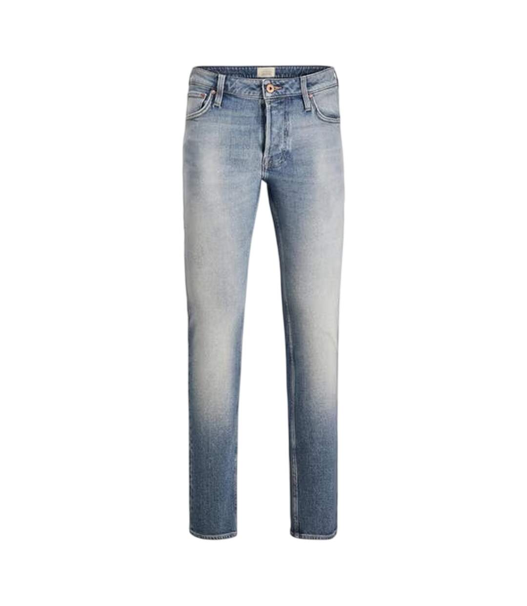 Mens Glenn 5 Pockets Skinny Jeans Blue Denim Jack And Jones-2