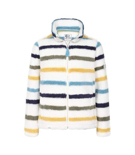 Veste Polaire Femme Blanc Kaki Lazy Jacks
