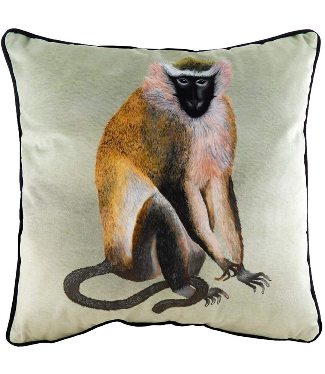 Kiable monkey cushion cover one size multicoloured Evans Lichfield