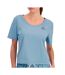T-shirt bleu femme le coq sportif ess tee ss-1
