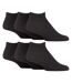 6 Pack Mens Plain Sports Trainer Socks - Comfortable Everyday Ankle Socks-1