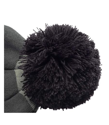 Bonnet Ronge Adulte Noir Vert Foncé Hi-Tec