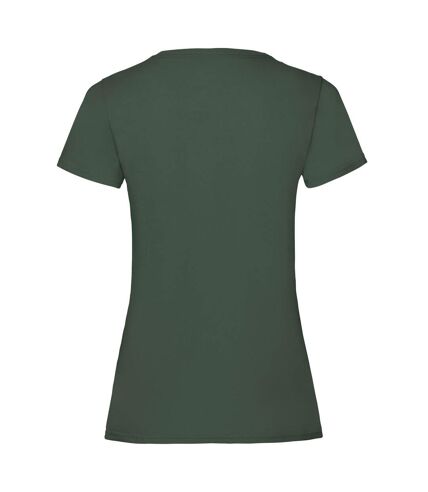Fruit of the Loom - T-shirt - Femme (Vert bouteille) - UTPC5766