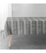 Nappe en Coton Tissée Eldora 140x240cm Gris-1