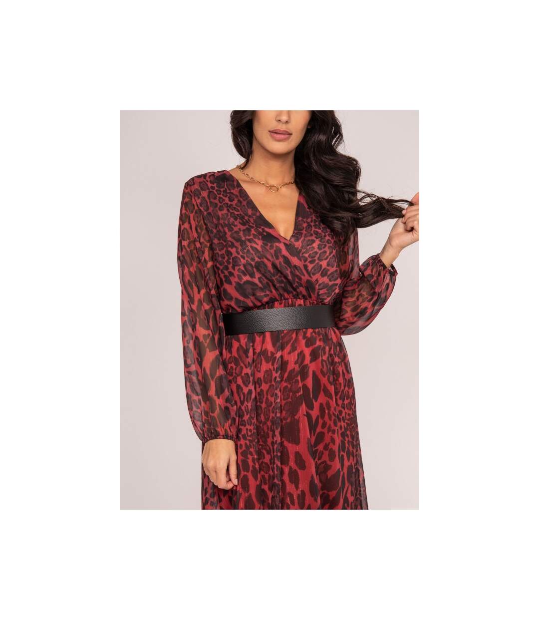 Robe longue motifs IBOST - Dona X Lisa-3