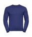 Mens set-in sweatshirt bright royal blue Russell